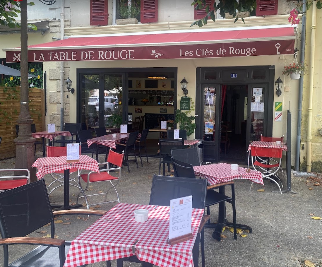 La table de rouge